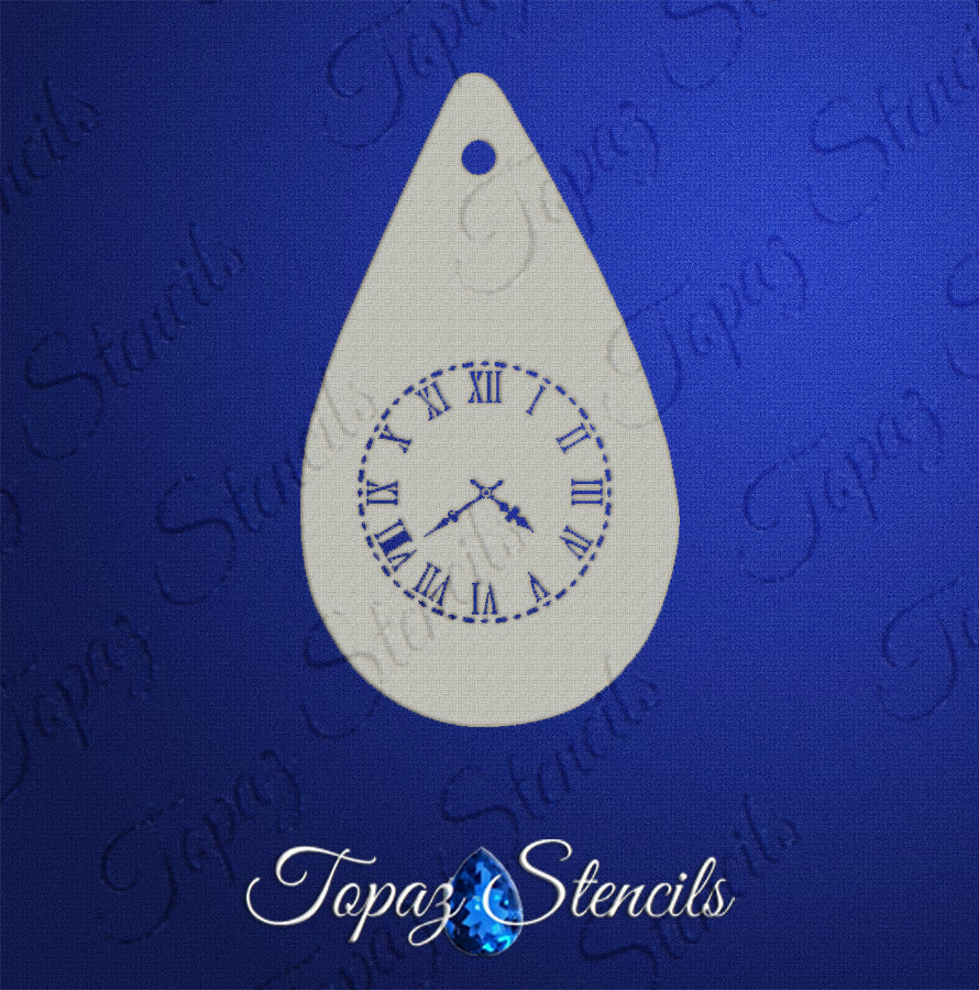 Clock Face stencil
