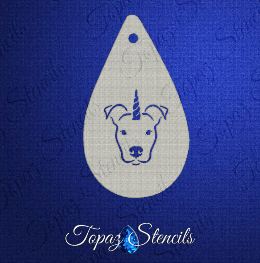 Puppycorn stencil