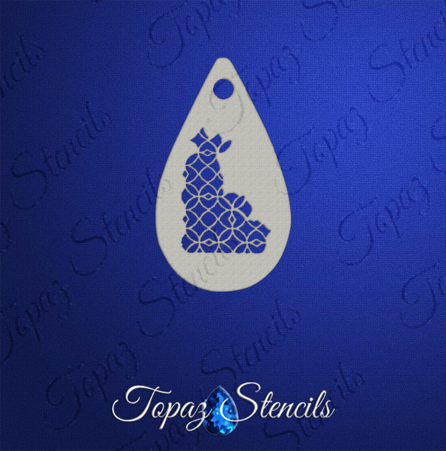 Tiny Lattice Texture stencil