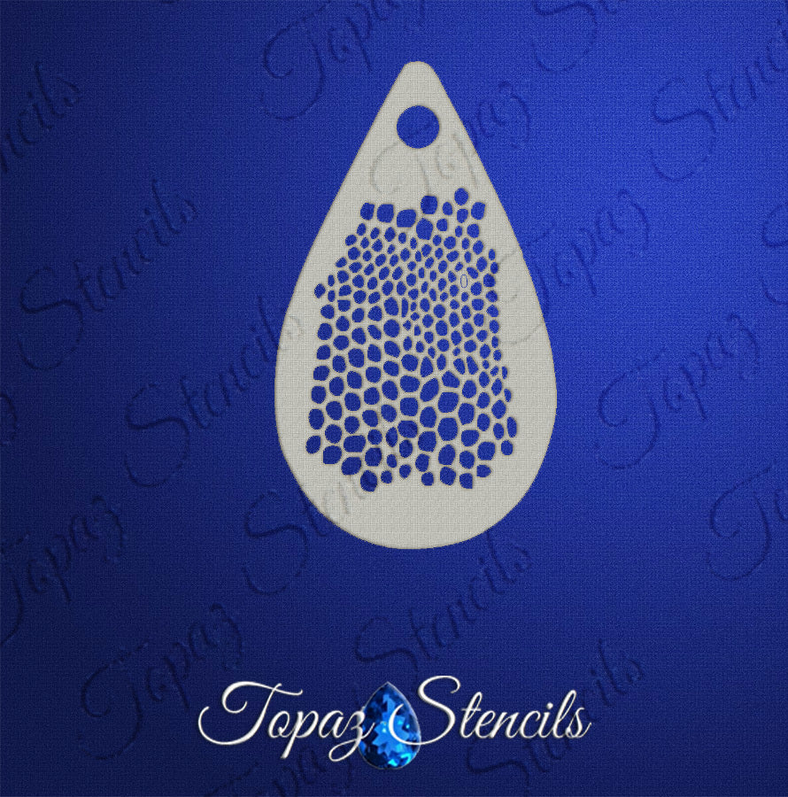 Tiny Snakeskin Texture stencil