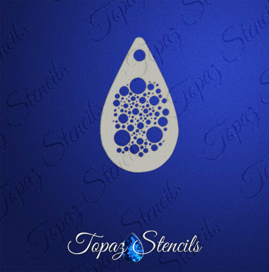 Tiny Bubbles Texture stencil