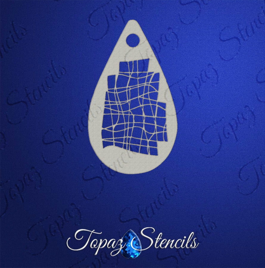 Tiny Fabric Texture stencil