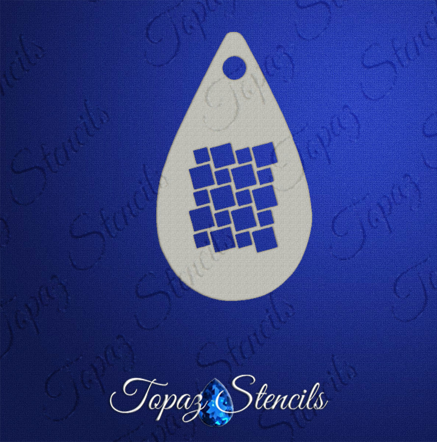 Tiny Squares Texture stencil