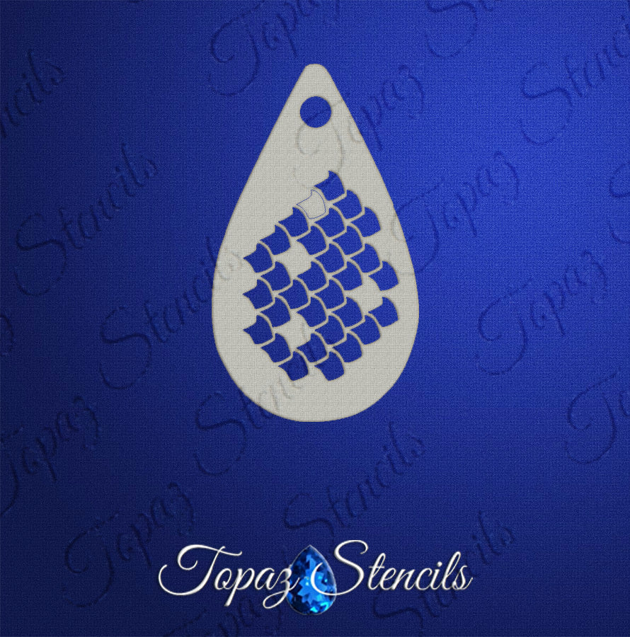 Tiny Scales Texture stencil