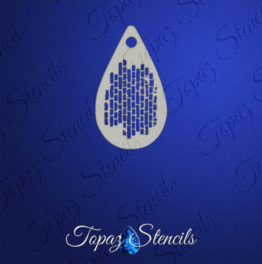 Tiny Bricks Texture stencil