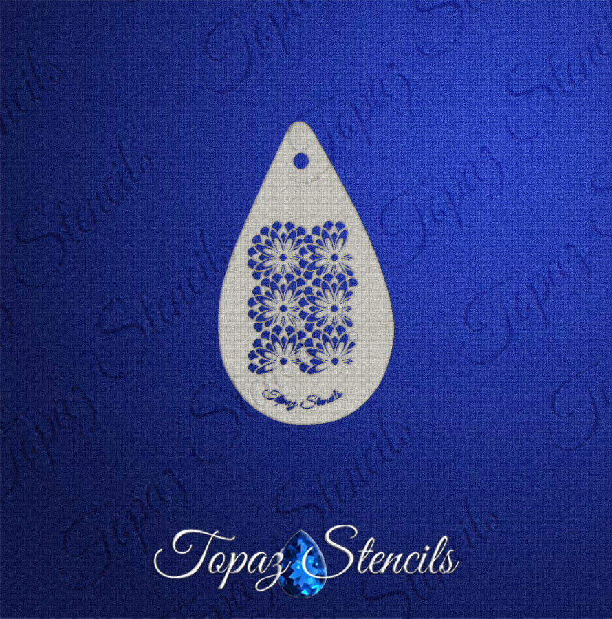 Tiny Floral Texture stencil