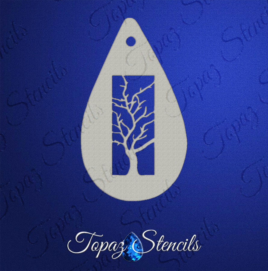 Bare Tree stencil
