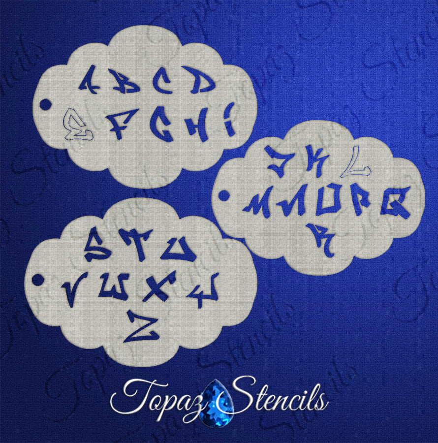 Graffiti Letters stencil