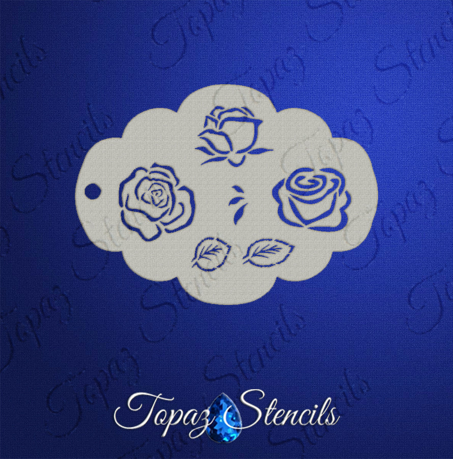 Texas Rose stencil