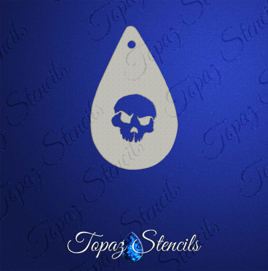 Tiny Ilse Skull stencil