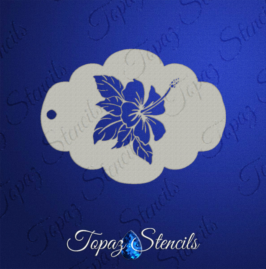 Sweet Hibiscus stencil