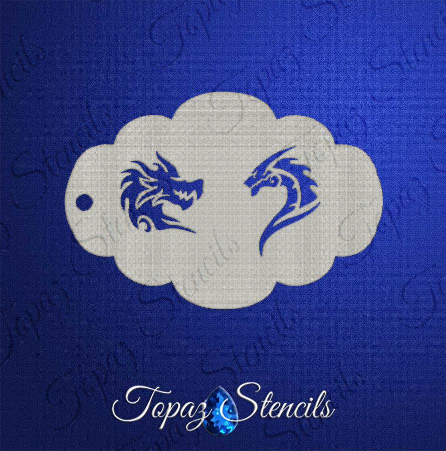 Dragons stencil