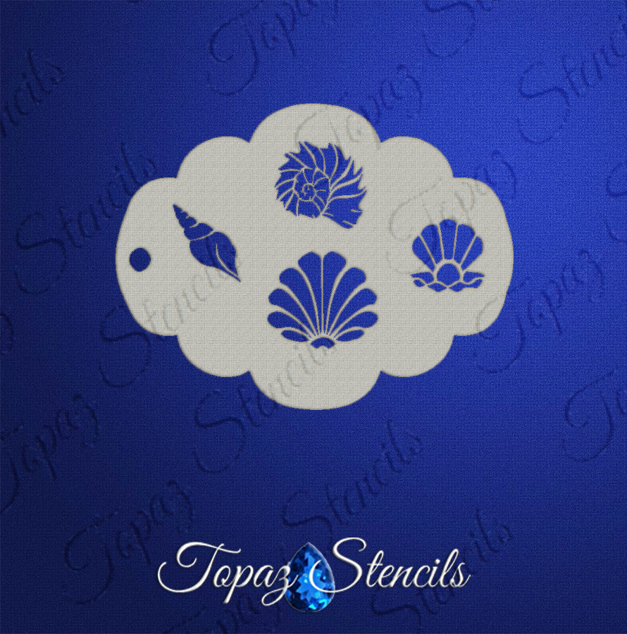 Sea Shells stencil