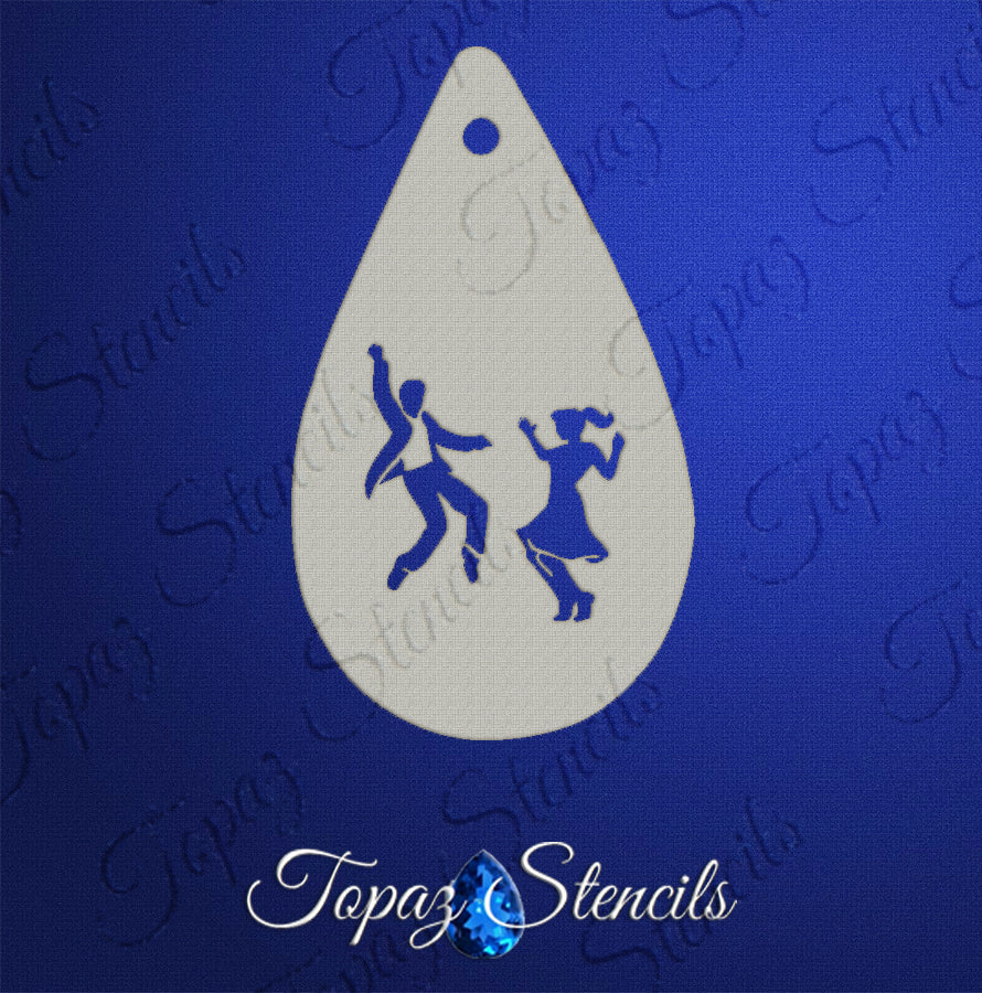 Sock Hop stencil