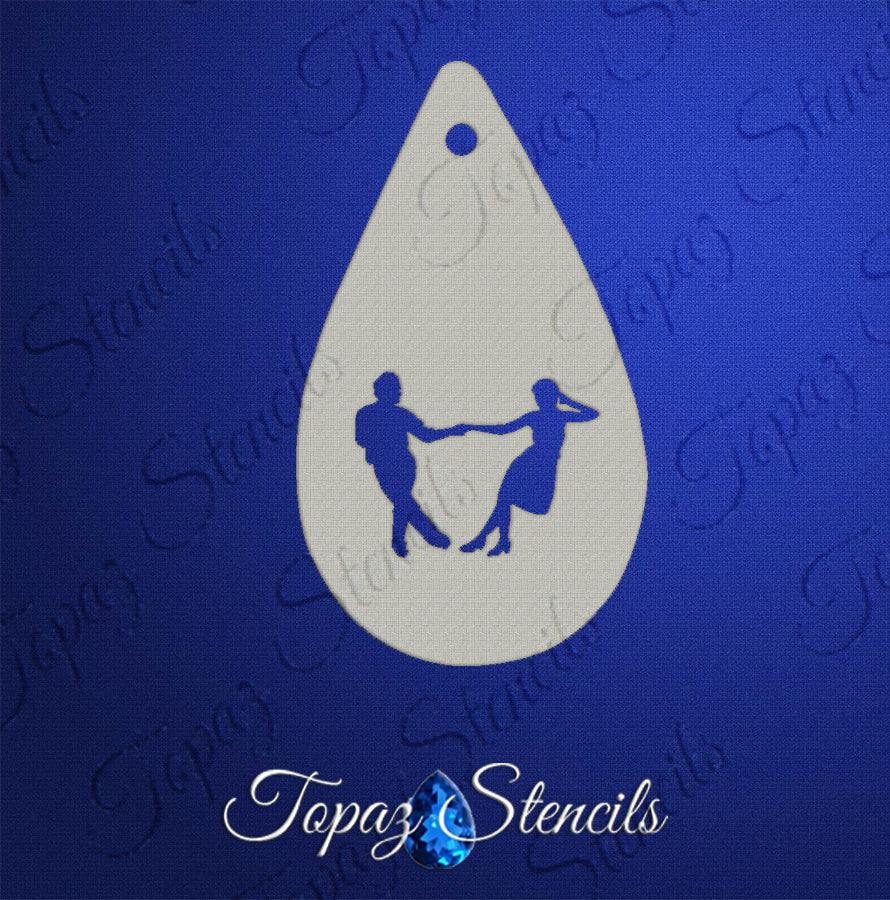 Swing Dance stencil
