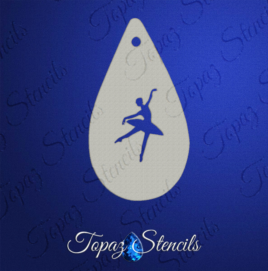 Ballet Dancer stencil