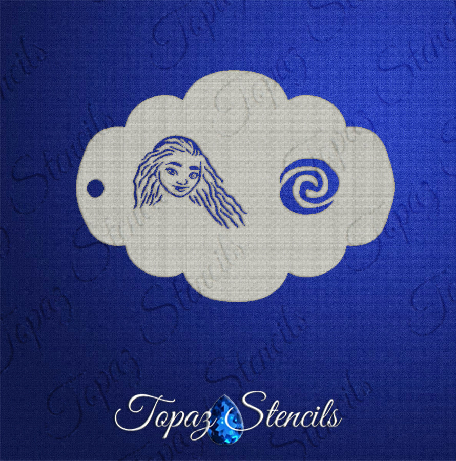 Moana stencil