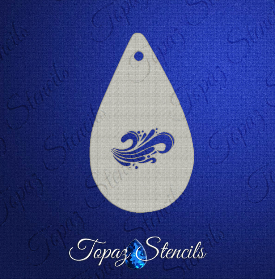 Summer Splash stencil