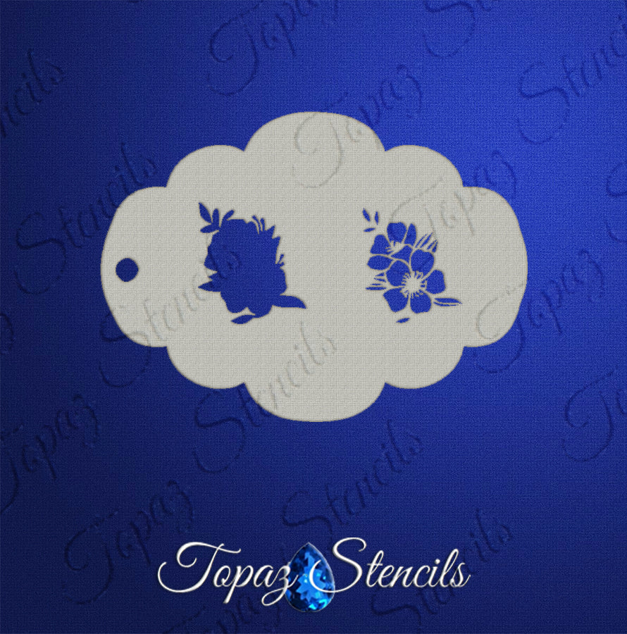 Blossoms stencil