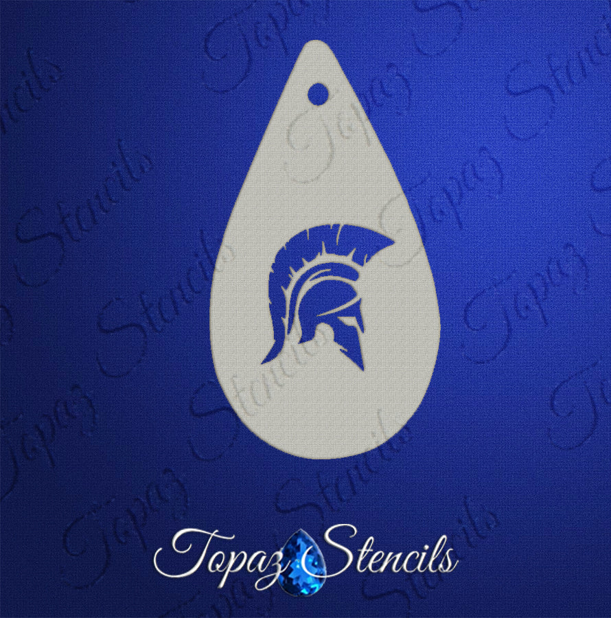 Spartan Helmet stencil