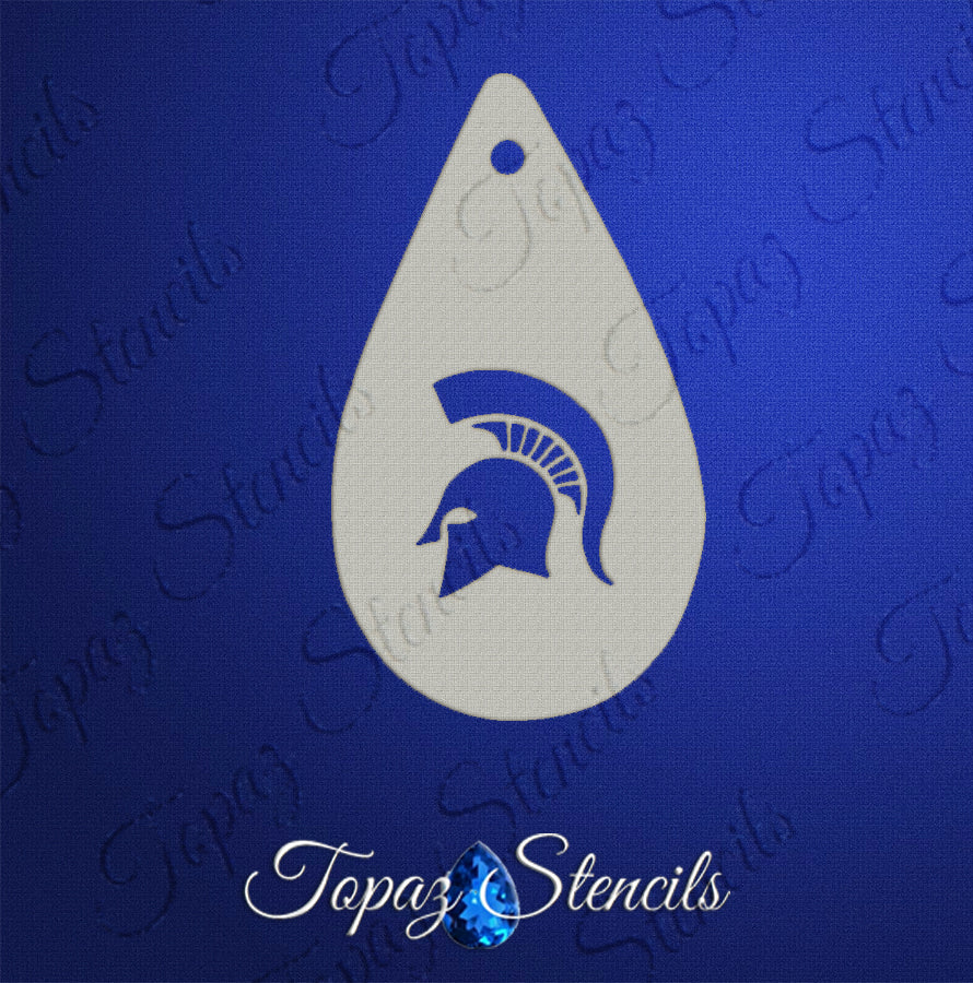 Trojan Helmet stencil