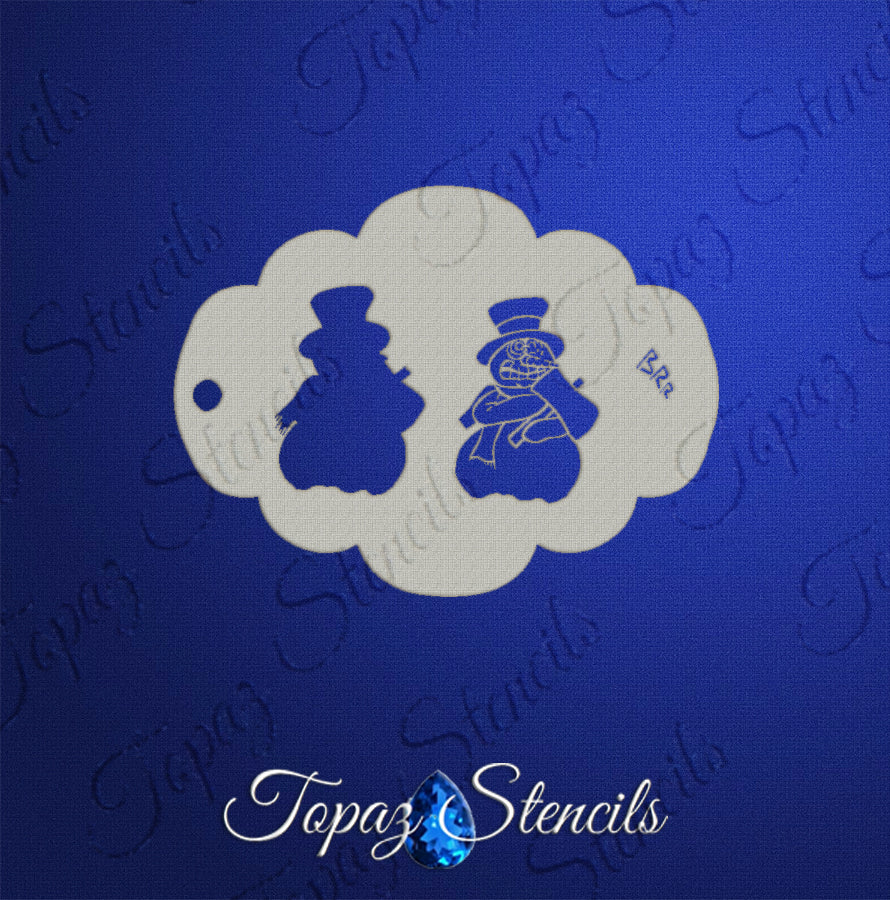 Tee's Snowman stencil