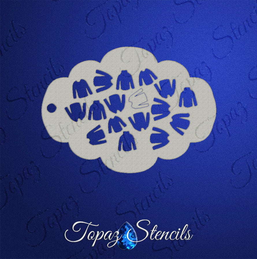 Sweater Texture stencil