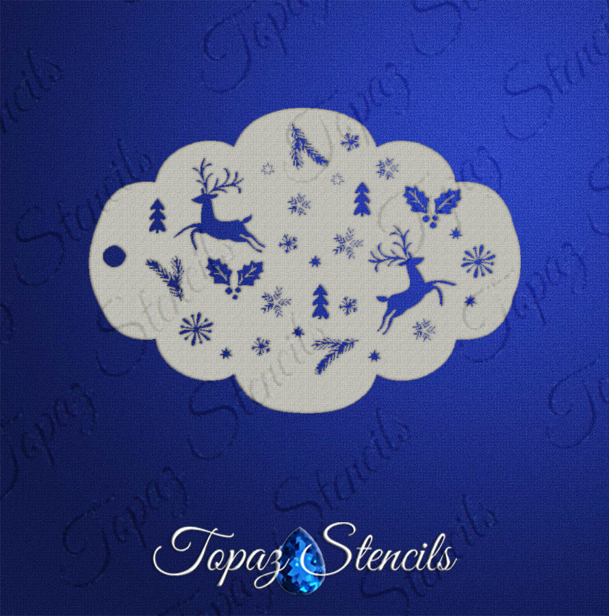 Winter Bliss stencil