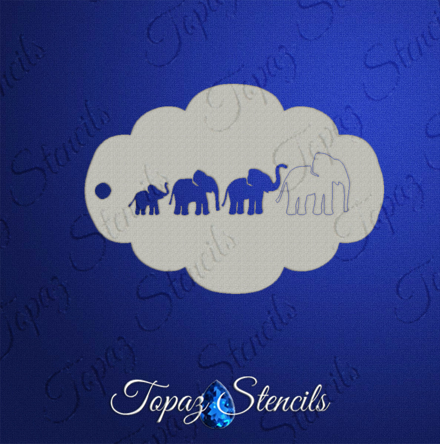 Elephant Parade stencil