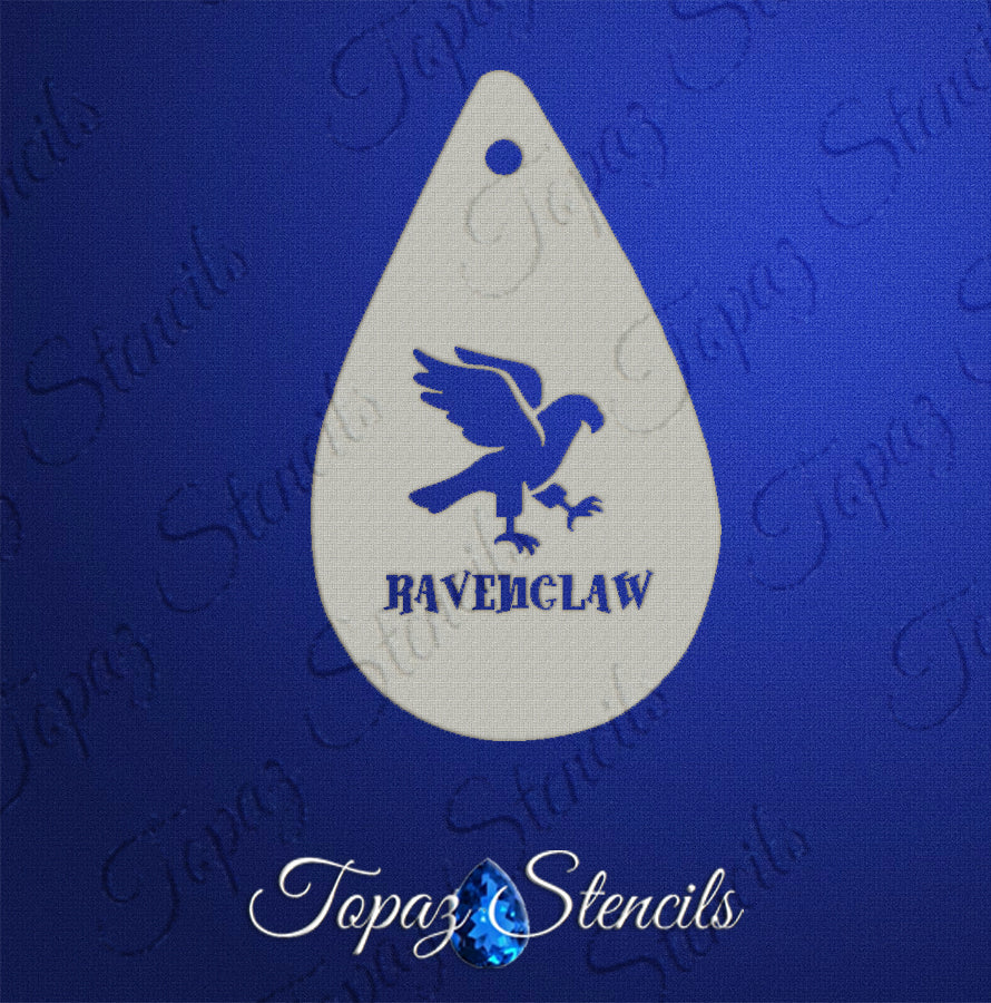 Ravenclaw Raven stencil