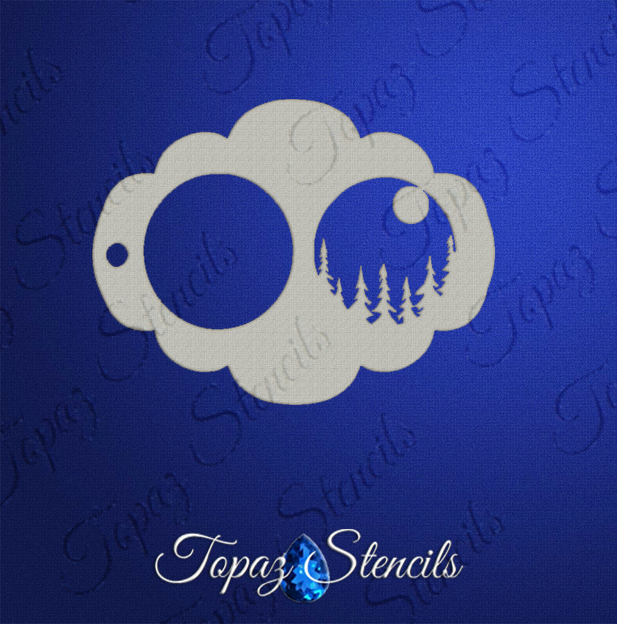 Open Skies stencil