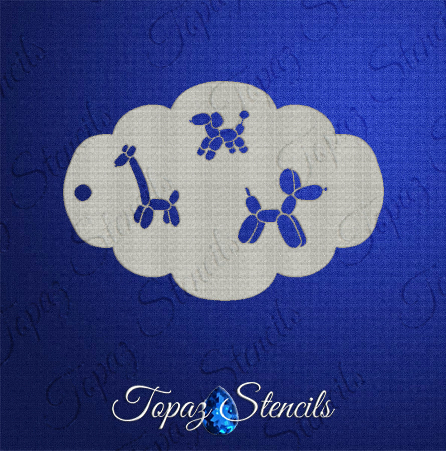 Balloon Animals stencil
