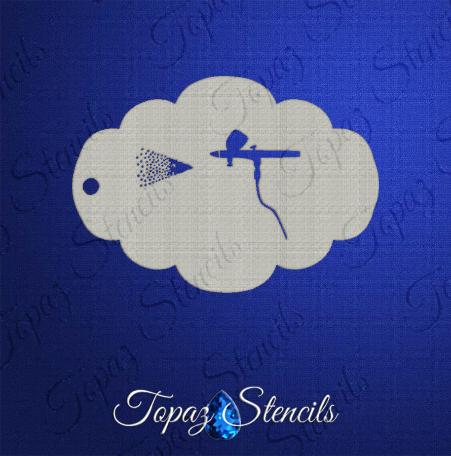 Airbrush and Spray stencil
