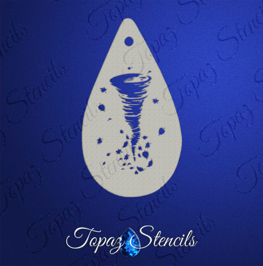 Tamina's Twisted Twister stencil