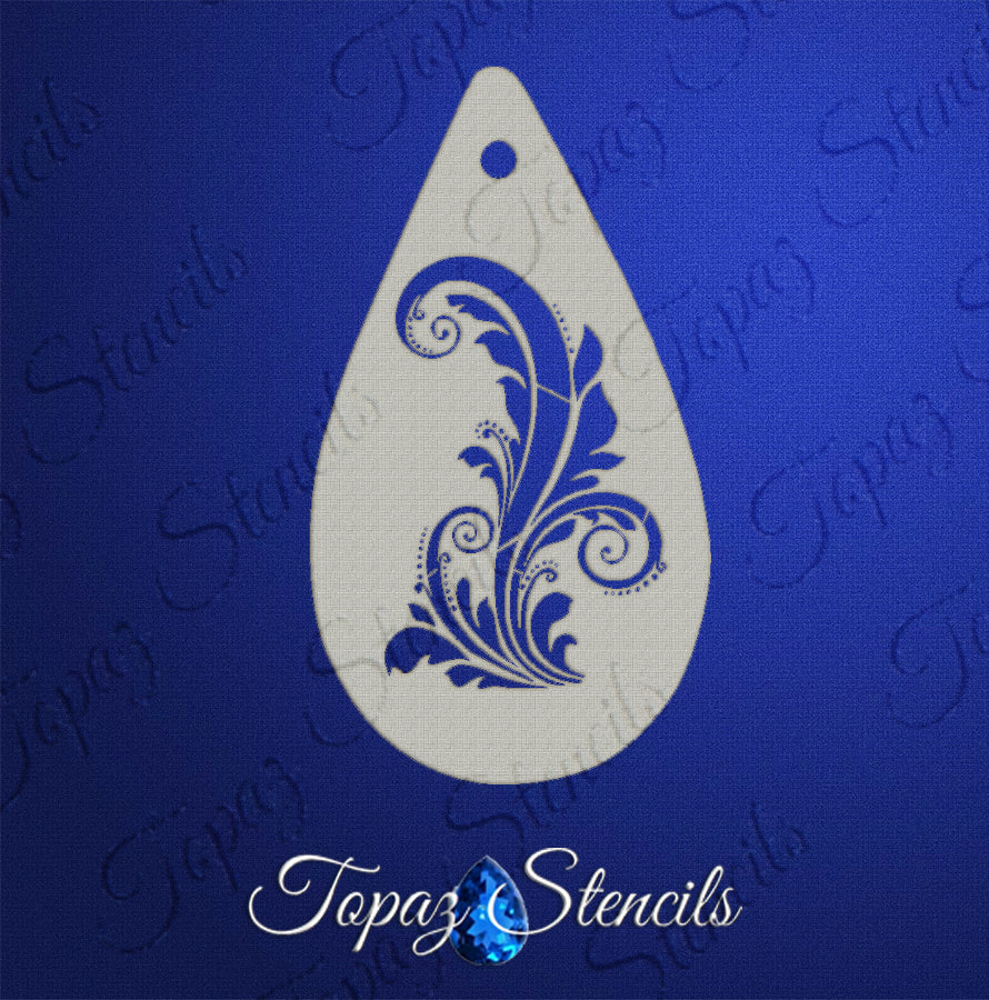 Tee's Flourish stencil