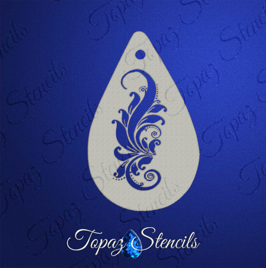 Tamina's Flourish stencil