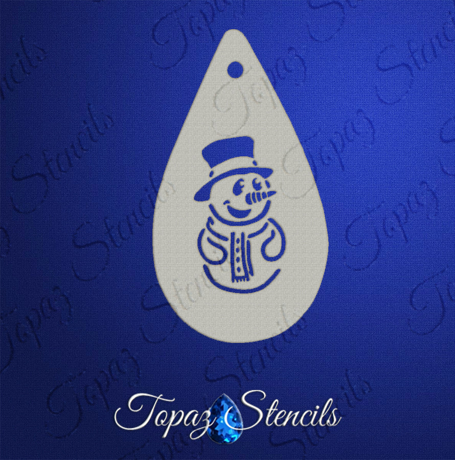 Snowman stencil