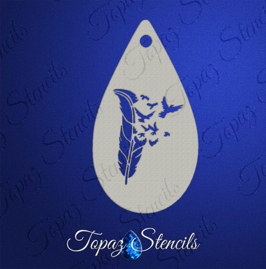 Birds of a Feather stencil