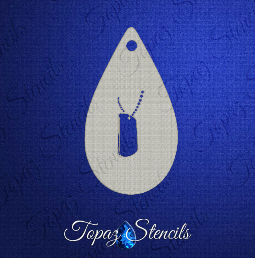 Dogtag stencil