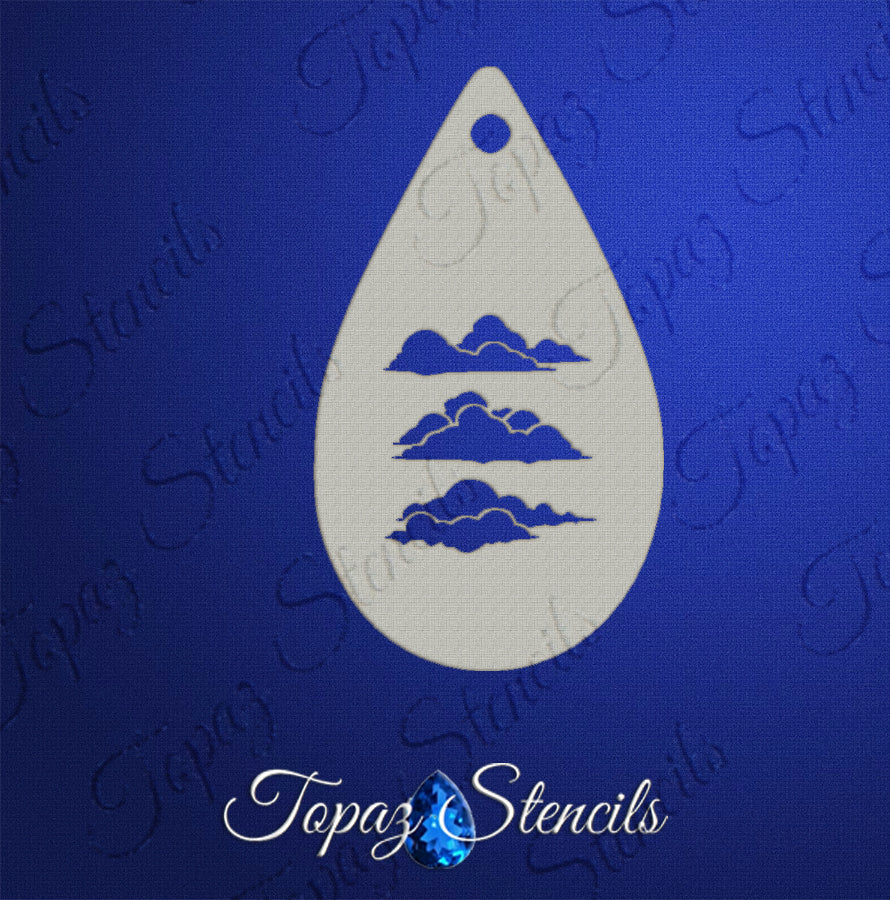 Small Clouds stencil