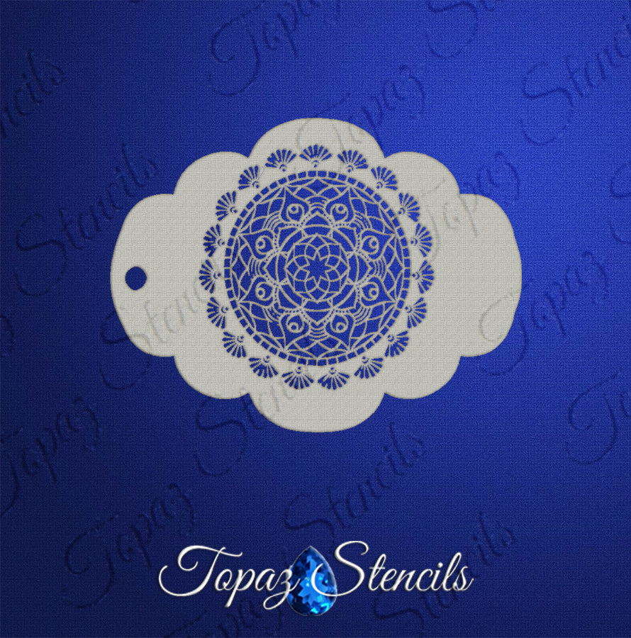 Floral Mandala stencil