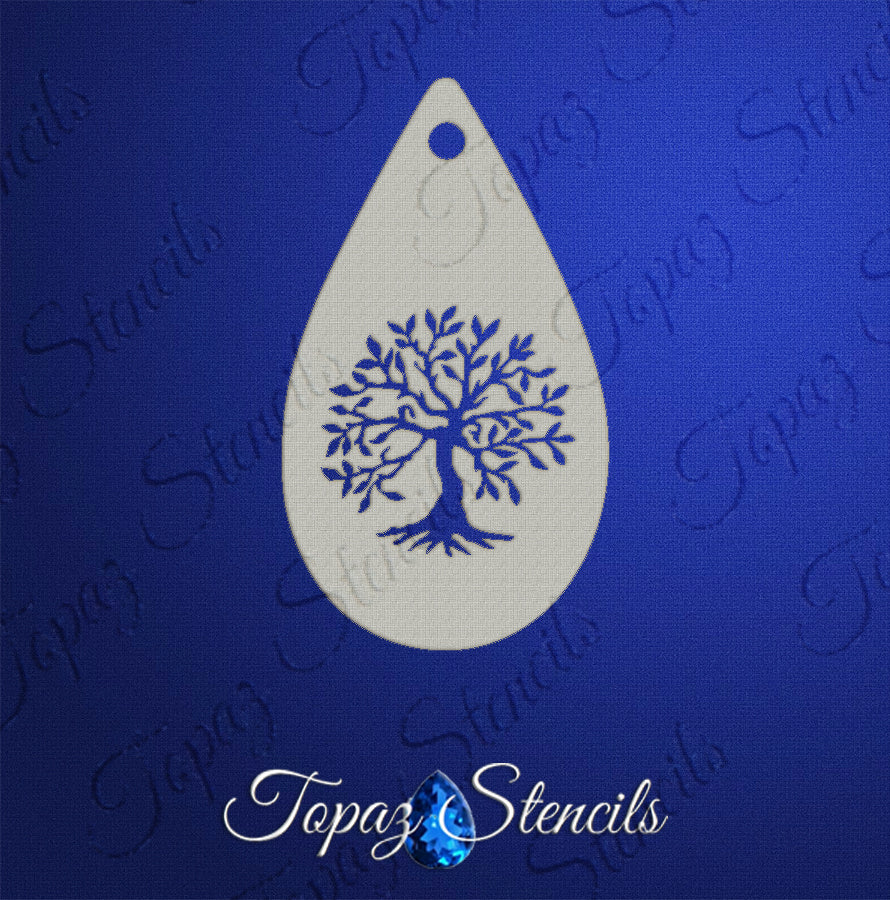Summer Tree stencil