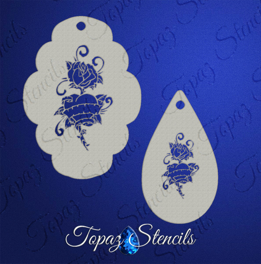 Mommy and Me - Tina's Heart stencil