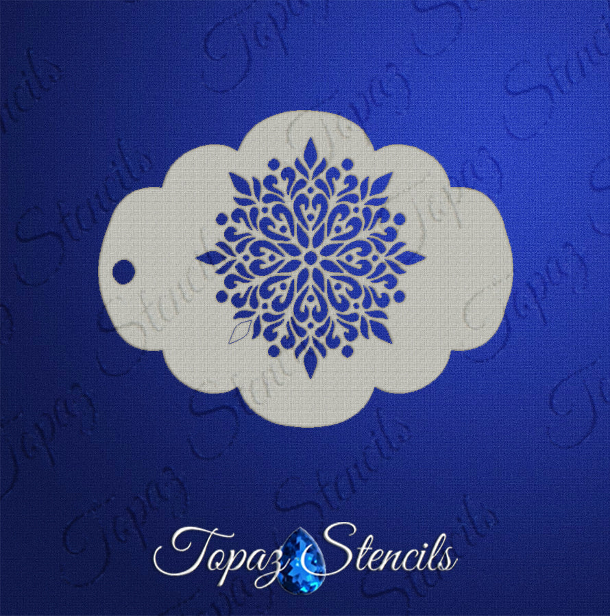 Snow stencil