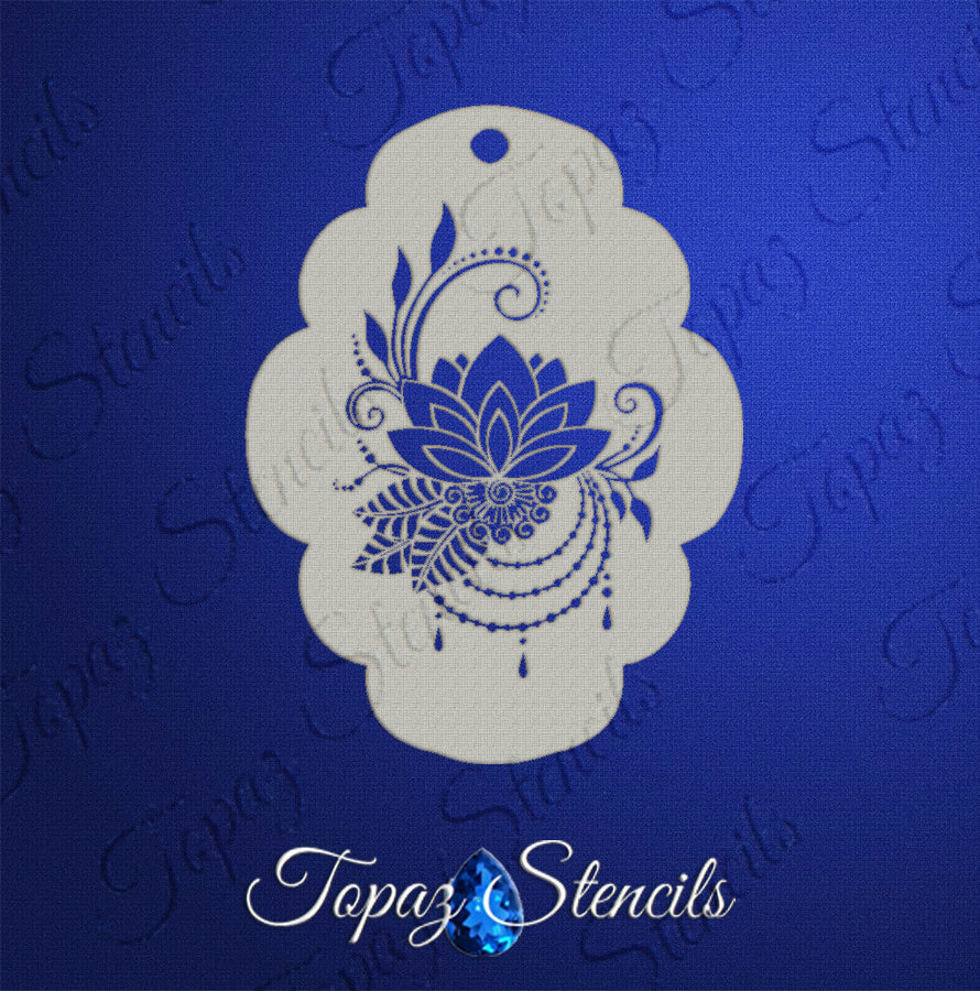 Lilly stencil