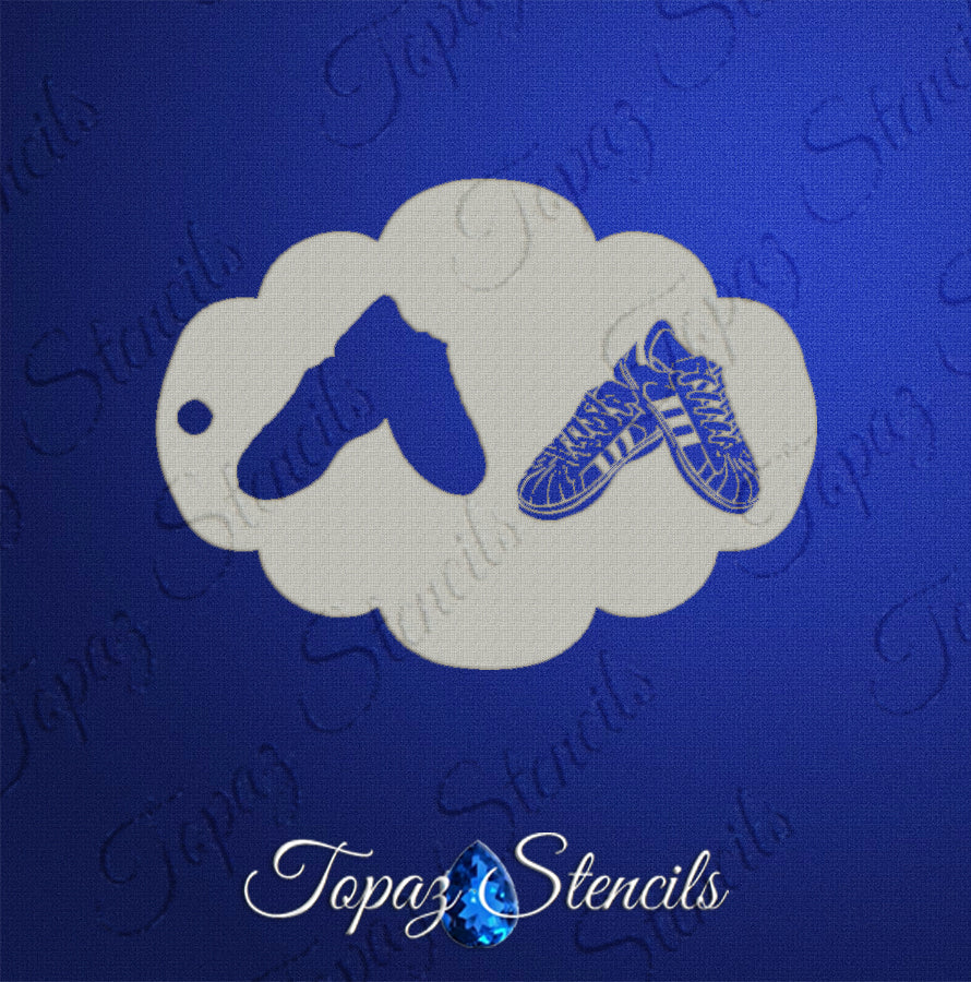 Tee's Sneakers stencil