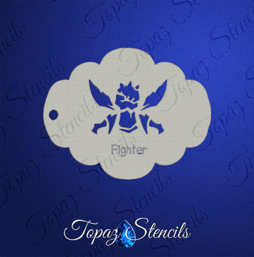 LOL Fighter stencil