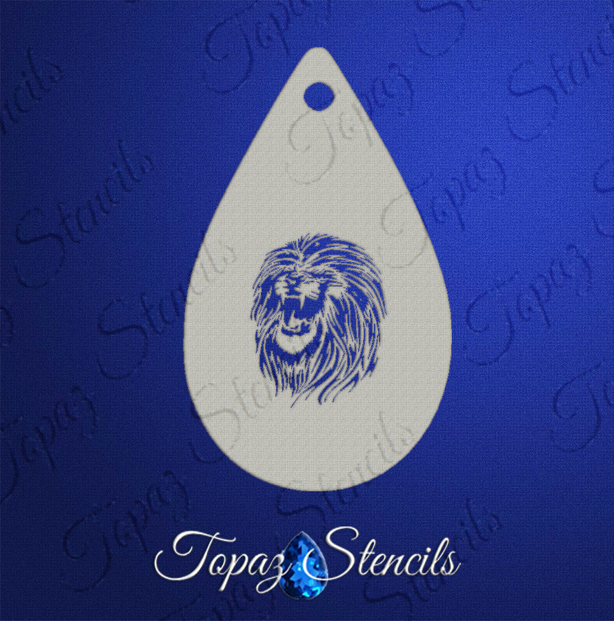 Roar of the Lion stencil