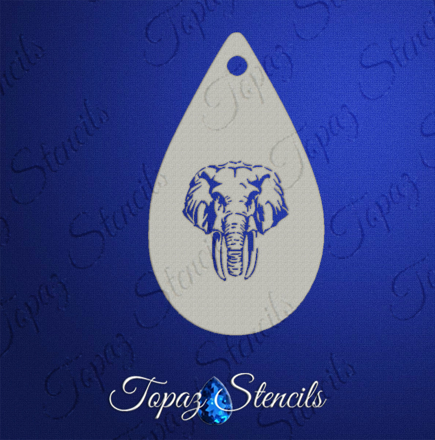 Majestic Elephant stencil