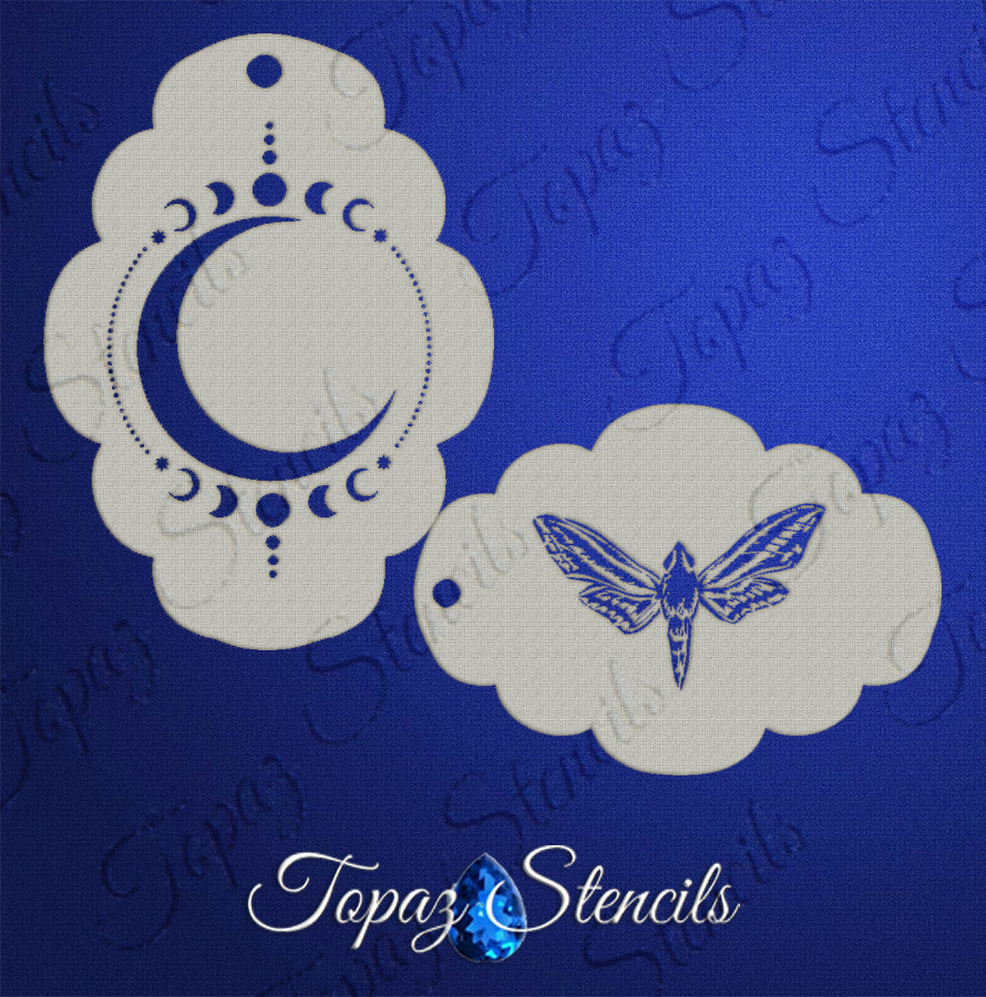 Moon Moth stencil